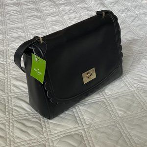 Kate Spade Jazmin Maple Court Black Leather Bag